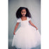 Kids Dream Little Girls Ivory Satin Mesh Beadwork Flower Girl Dress 2-6 - SophiasStyle.com
